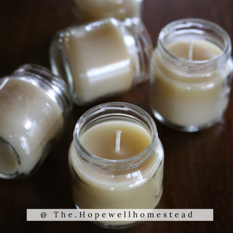 Simple Beeswax Candles