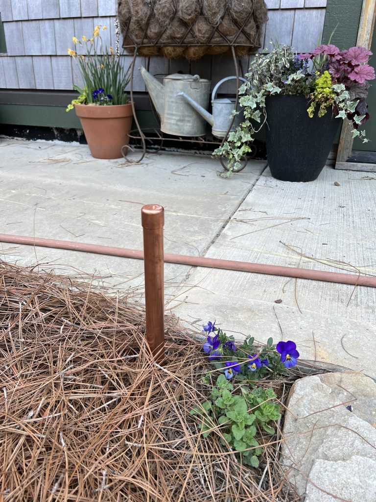 DIY Copper Hose Guides